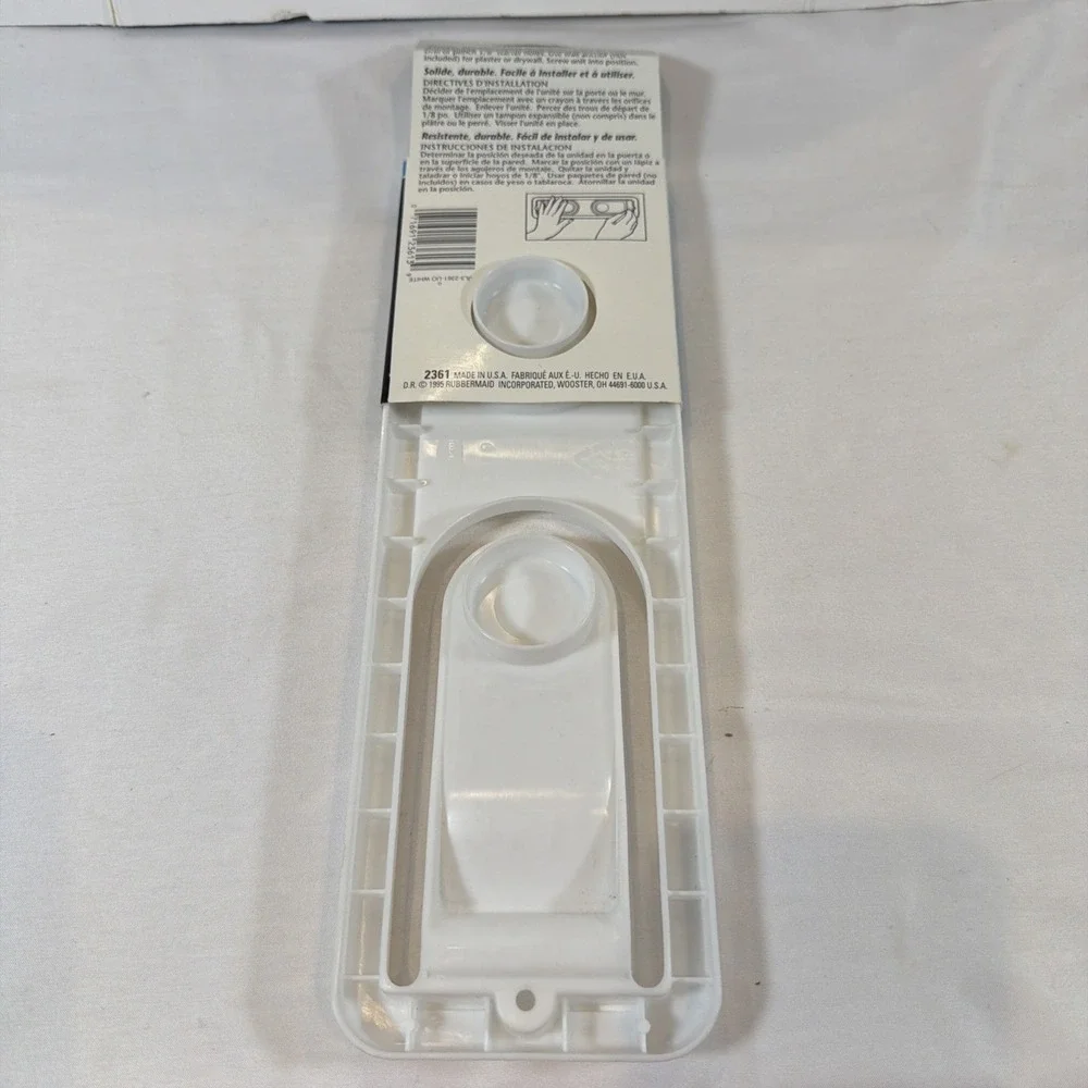 Rubbermaid 2361 Paper‎ Towel Holder Wall Mount USA Made White NOS Vintage 1995